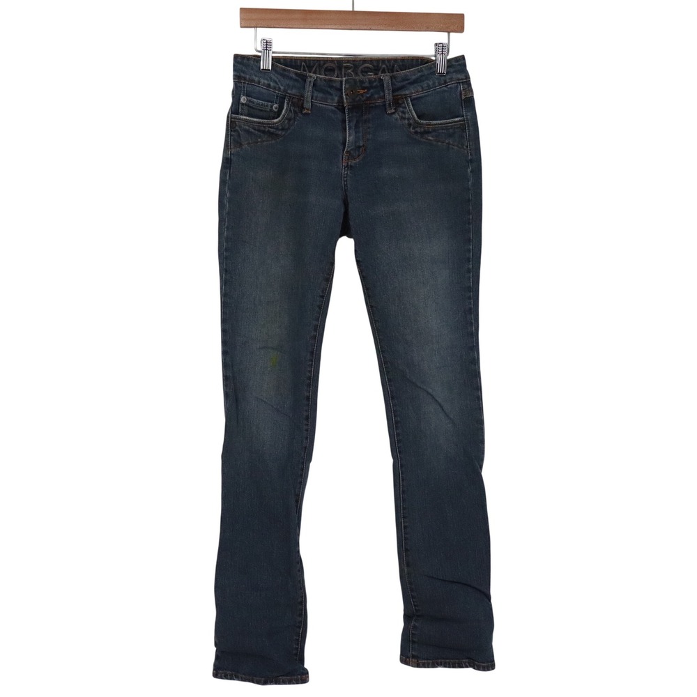 dELiA*s Jeans Womens 5/6 Morgan Blue Low Rise Straight Leg Denim Good